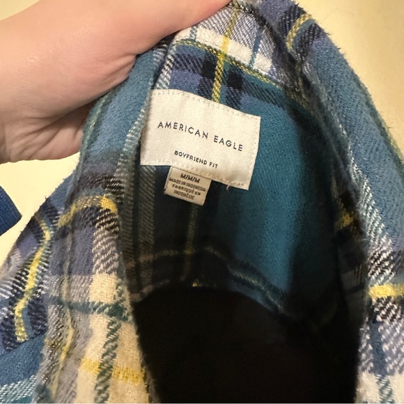 *up to 50% off bundles* American Eagle Boyfriend Shirt Plaid - Picture 4 of 4